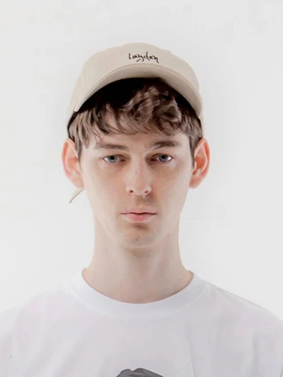 BRUSH SCRIPT BALLCAP-BEIGE